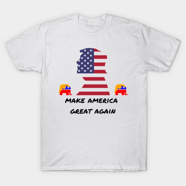 MAKE AMERICA GREAT AGAIN T-Shirt by Rebelion